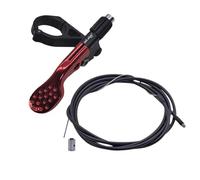 FytStycale Leva di Comando Remoto per Reggisella, Leva per Bicicletta, Accessorio Cambio, Comando a Filo, Lega di Alluminio, Ricambi Leggeri per Mountain Bike E, Rosso