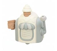 FytStycale Macchina Bolle per Bambini Giocattolo da Bagno Macchina Schiuma Dessert Simulata con Interattiva Facilmente Gestibile Adatta a Lavaggio E Attività Ludiche dei Bambini, Array, Blu Crema