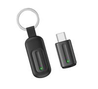 FytStycale Mini Smartphone IR Remote Controller Adattatore Universale con Parole Chiave Principali Controllo Remoto Anti Polvere Porta USB C Compatto E, Nero
