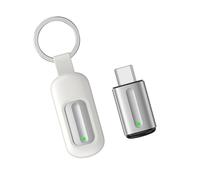 FytStycale Mini Smartphone IR Remote Controller Adattatore Universale con Parole Chiave Principali Controllo Remoto Anti Polvere Porta USB C Compatto E, Argento