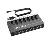 FytStycale Mixer 6 Canali Cristallino Miscelatore Audio Compatto Digitale Console di Missaggio per Streamer, Scrivania