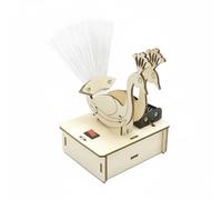 FytStycale Modello Pavone Apri-Coda Colori Vivaci Kit Pavone Meccanico Manuale Inglese e Cinese Giocattolo Scientifico per Bambini, Casa