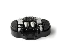 FytStycale Morsa da Incassatore Regolabile Morsa da Banco con Base Rotonda Universale Attrezzo per Gioiellieri, Hobbisti, Incisione Gioielli, Accessori In Plastica Per Base Universale Grande