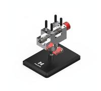 FytStycale Morsa di Precisione in Acciaio Inox Uso Portatile Mini Morsa Regolabile Base Antiscivolo Attrezzo da Banco per Modellisti, Hobbisti, Modellismo