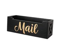 FytStycale Organizer per Lettere in Legno, Porta Lettere, Forniture per Ufficio, Montaggio a Parete O Su Bancone