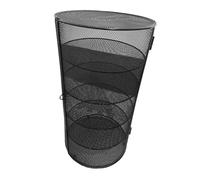FytStycale Organizzatore per Alimenti per Bancone Da Cucina E con Design a Rete, Nero, 5 Strati