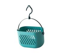 FytStycale Organizzatore per Doccia, Cestino Portaoggetti da Appendere, Cestino Portaoggetti Portatile per Il Bagno con Gancio Girevole per Shampoo, Sapone, in P, Blu