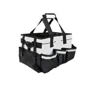 FytStycale Organizzatore per Sacchetti di Pulizia, Custodia per Il Trasporto, Borsa Porta Attrezzi, Contenitore per Prodotti per La Pulizia, Versatile, Struttura, Bianco