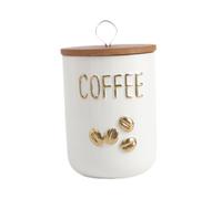 FytStycale Organizzatore per Vaso di Contenitore di stoccaggio Versatile Moderno Barattolo sigillato in Ceramica compatta per cassetti di al Riso da, Modello di caffè