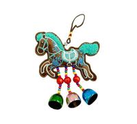 FytStycale Ornamento a Forma di Cavallo per Il Capodanno Cinese, Decorazione per La Secondo Il Feng Shui, Leggero E Multiuso, Ciondolo a Forma, Caffè Cavallo Che Corre, Campane