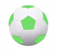 FytStycale Pallone da Calcio Misura 5 Cucito a Macchina Pallone da Allenamento in PVC Resistente Attrezzatura Sportiva per Ragazzi, Bambini, Esterno, Spiaggia, Green White
