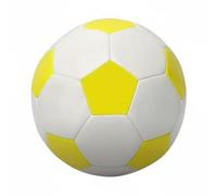 FytStycale Pallone da Calcio Misura 5 Cucito a Macchina Pallone da Allenamento in PVC Resistente Attrezzatura Sportiva per Ragazzi, Bambini, Esterno, Spiaggia, Yellow White