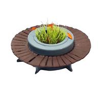 FytStycale Parterre Figures Ornamento Parterre Modello Resina Scena Tavolo Sabbia Micro Paesaggio Realistico Adatto per Giardino Architettura Bambini