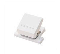 FytStycale Perforatrice a 5 Fori Multiforo Punzonatrice Manuale Regolabile Portatile Articoli di Cancelleria per Ufficio, Scuola, Bianco