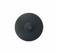 FytStycale Piatto Elettronico Batteria Pad Gomma Reale Curvatura Sensibilità Superiore Controllo Zona Espressivo Adatto per Esercizi Casa Prove Gruppo Musicali, 14 Pollici Tri-trigger