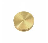 FytStycale Piatto Rotante Metallico Uso fuori Ghiaccio Rotating Disc Design con Cuscinetto Strumento di Rotazione per Palestra, Gold, 80-23mm