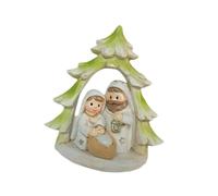 FytStycale Piccola Figura Della Natività, Ornamento Natalizio, Set di Presepi in Miniatura