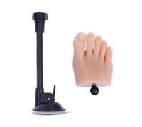 FytStycale Piede Finto per Allenamento Unghie Modello per Pratica Manicure Pedicure Manichino Silicone Regolabile Resistente Adatto per Formazione Continua , 1 Piede Destro