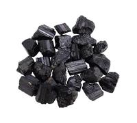 FytStycale Pietra Grezza di Tormalina Nera Naturale Da 100 G, Decorazione per La Casa, Ornamenti Feng Shui per Il Soggiorno