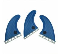 FytStycale Pinna con Attacco Resistente Pinna con Base Facile da Installare per Surfisti, Surf, Mare , Blu , Con Logo