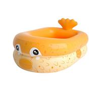 FytStycale Piscina Gonfiabile per Bambini, Gioco Acquatico, Piscina per Nuotare, Piscina per Bambini. Realizzata in Robusto PVC con Fondo Morbido E Un Simpatico, 110 Cm Arancione