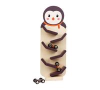 FytStycale Pista Da Corsa a Zig- per Auto, Ideale per Bambini di 1, 2 E 3 Anni, con Rampa per, Veicolo Giocattolo, Set Da Gioco per Coordinazione O, Pattern Pinguino, Taglia unica bambino