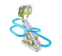 FytStycale Pista da Corsa Interattiva con Elementi di Arrampicata per Bambini, 3 orsi