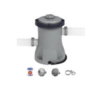 FytStycale Pompa per Piscina Circolatore Depuratore Filtro Skimmer in PVC Movimento Continuo ’acqua per Migliorare La Chiarezza Filtro di Facile Pulizia E, Pompa Filtro Da 800 Galloni 3028 Litri/Ora