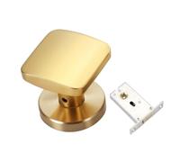 FytStycale Porta Invisibile Senza Chiave, Pomello per La Privacy, Struttura in Lega di Zinco Su Un Solo Lato, Adatta per Camera Da Letto E Soggiorno, D'oro