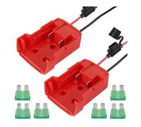FytStycale Power Adapter Convertitore Batteria 18V Adattatore Alimentatore Modulo Terminale con Coppia Cavi Rosso Nero 12AWG UL1332 E Montaggio a Vite Formato
