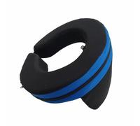 FytStycale Protezione Collo Bambini Collare Sicuro Supporto Ergonomico Materiale Resistente Imbottitura Morbida Adatto Attività Sportive Gare Automobilistiche Tempo Libero , Nero+Blu , Adulto 14CM