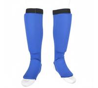 FytStycale Protezione Tibia Del Piede Vestibilità Aderente Protezioni Tibia Del Piede Design Unisex Parastinchi Combattimento, Blu, L