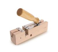 FytStycale Punzonatrice Manuale con Manico in Legno Robusto Perforatore Durevole Attrezzo per Apicoltura