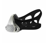 FytStycale Respiratory Training Device Vestibilità Sicura Maschera da Training Respiratorio Traspirante Accessorio Sportivo per Atleti, Sportivi, Corsa, Palestra, Argento, S