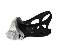 FytStycale Respiratory Training Device Vestibilità Sicura Maschera da Training Respiratorio Traspirante Accessorio Sportivo per Atleti, Sportivi, Corsa, Palestra, Argento, L