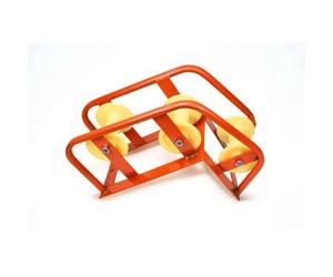 FytStycale Rulliera Stendicavo Triangolare Dispositivo Passacavi con Rulli Durevole Puleggia Passacavi per Insttori, Elettricisti, Cantiere, Puleggia A Curva Grande Per Pozzetto Ruota In Nylon Comune