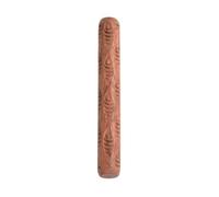 FytStycale Rullo con Motivi in Legno Resistente Mattarello in Rilievo Portatile Utensile per Artigiani, Modellazione Manuale, Scuola, Rullo Per Argilla Con Texture A Pesciolino