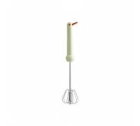 FytStycale Sbattitore per Uova Frusta Manuale Frullino Frullatore a Mano Semi Automatico in Acciaio Inox 304 con Impugnatura Comoda a Becco Rotazione 360, Verde, S