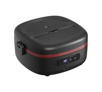 FytStycale Scaldavivande Elettrico Portatile Lunch Box Elettrico Compatto Porta Pranzo per Pendolari, Studenti, Campeggio, Nero E Rosso, Modello MH-17, Design Portatile Con Display Touch