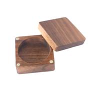 FytStycale Scatola da Collezione per Monete Commemorative, Espositore Portatile per Medaglie, Scatola Regalo Universale in Legno, Contenitore Singolo con Coperch, 4.5 Cm di Diametro