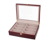 FytStycale Scatola Organizer per Occhiali da Occhiali da Sole Scomparti Imbottito Scatola Esposizione Morbido Portaocchiali per Spogliatoio