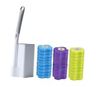 FytStycale Scopino Monouso per WC, Kit per La Pulizia Del WC a Parete, Detergente per WC