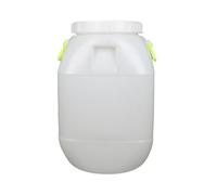 FytStycale Secchio con Coperchio Resistente Tanica |, Contenitore per Alimenti con Manico, Inodore, Conservazione, Organizzazione Domestica, Manico Bianco Giallo