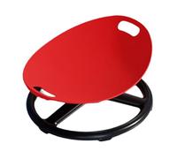 FytStycale Sedia Girevole per Attività Ludiche per Bambini, Sgabello Sensoriale Che Favorisce Lo Sviluppo Fisico E L'interazione tra Genitori E Figli, Superf, Rosso, Taglia unica bambino