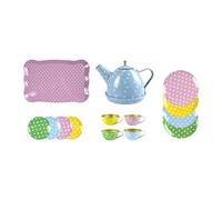 FytStycale Set da tè per Bambina, Piccolo Giocattolo per Il tè del Pomeriggio, Set da Gioco di Simulazione di Ruolo con Teiera E Tazza, Giocattolo per Giochi di, Blu