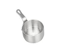 FytStycale Set di 2 Padelle Mini in Acciaio Inox per Latte, 50 ml, 50 ml