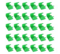 FytStycale Set di 30 Pezzi per Il Fissaggio dei Binari, Accessori Robusti per Binari Ferroviari, Clip di Fissaggio per Binari per Bambini E Neonati, Verde