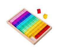 FytStycale Set di Blocchi Da Costruzione Arcobaleno, Cubi Acrilici per La Risoluzione di Problemi, Coordinazione Occhio-mano, Blocchi Impilabili GEM, Gioco di Im, 60 Pezzi, Taglia unica bambino