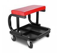 FytStycale Sgabello Meccanico con Ruote Mobile Sgabello Meccanico Ruote Uso Multifunzione Carrello da Officina per Meccanici, Autofficine, Centro Assistenza Auto, Senza Cassetto