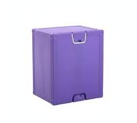 FytStycale Sgabello Musicale Impilabile Robusto Sgabello a Cubo in Plastica Materiale Cubo Colorato Multiuso per Studenti, Aula, Cameretta, Viola